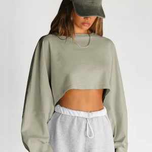 Molly Wide Sleeve Crop Top
