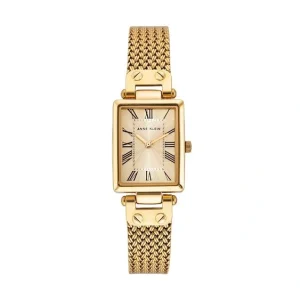 Rectangular Case Mesh Bracelet Watch